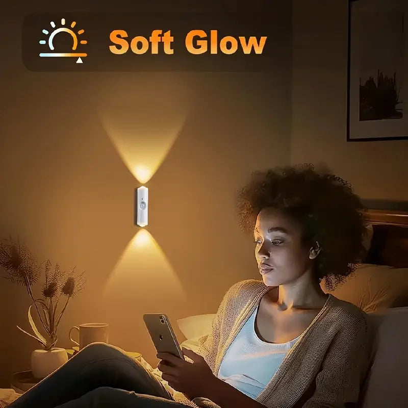 Smart LED Motion Sensor Light - Rechargeable & Wireless for Closet, Stairs, and Bedroom